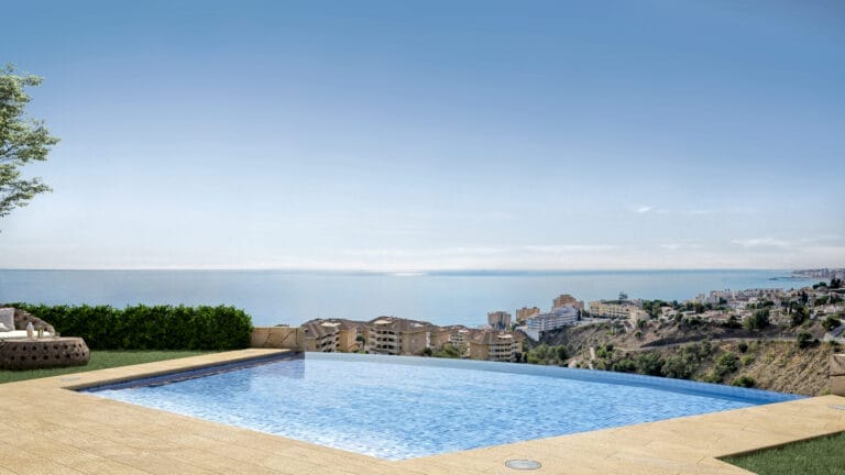 Sky-Villas in El Higuerón with private pool and sea views in Higuerón