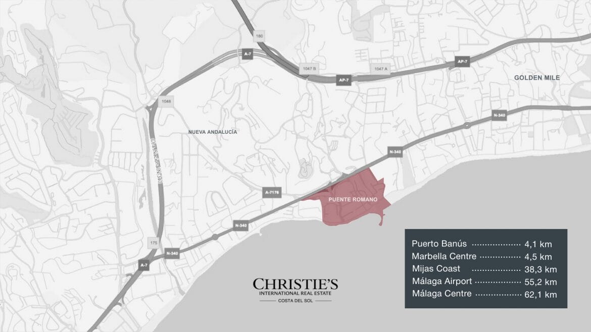 puente romano map