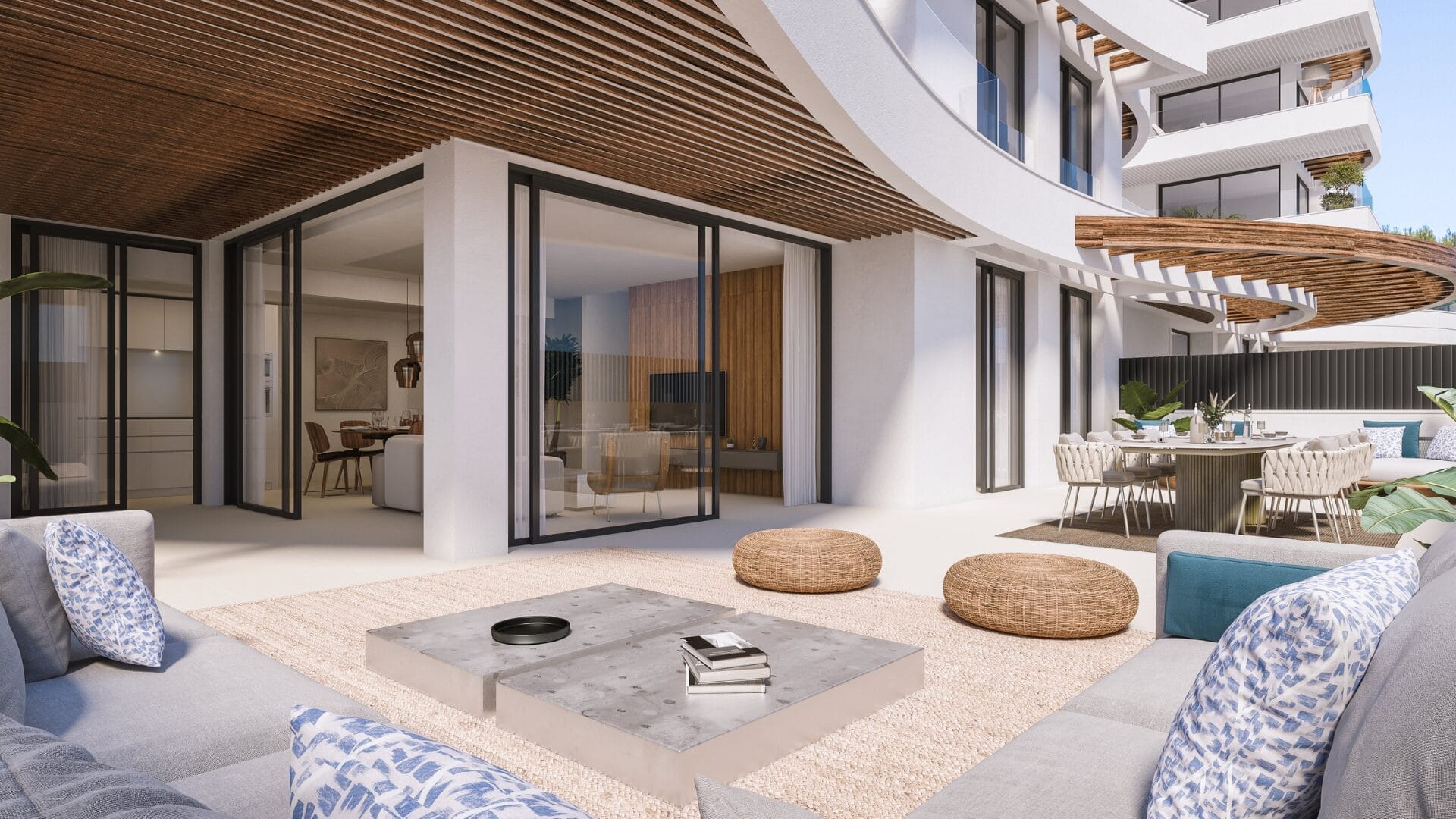 Modern penthouse in a designer building near Puerto Marina