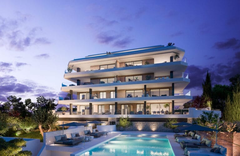 Bright apartment in urbanisation with security, SPA and sports club