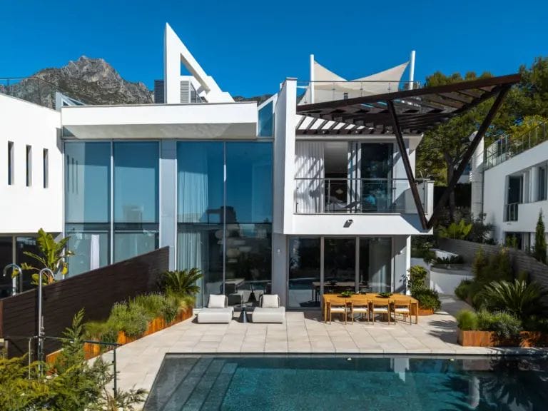 Contemporary four-bedroom property with private pool in an exclusive gated community, Sierra Blanca, Marbella