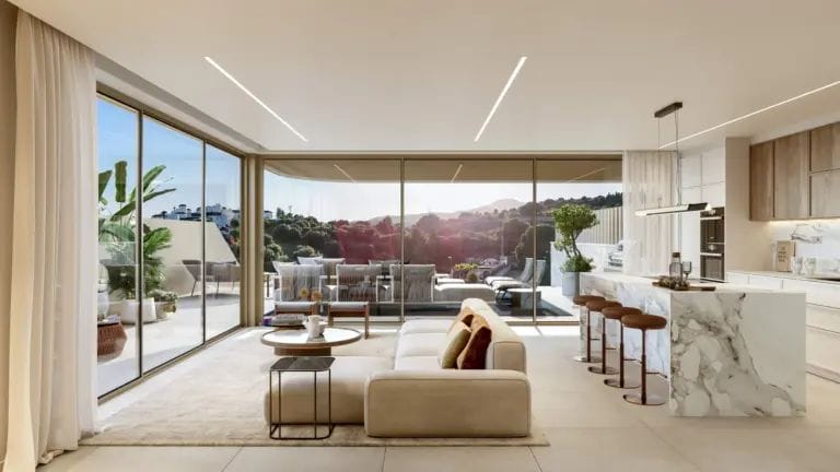Contemporary Mediterranean semi detached residence within the prestigious Seghers enclave, Estepona