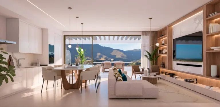 Elegant First Floor Apartment with Covered Terrace in Las Mesas, Estepona