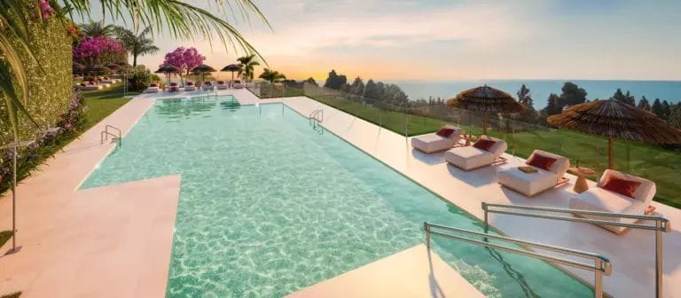 Exclusive townhouse complex next to golf course El Chaparral