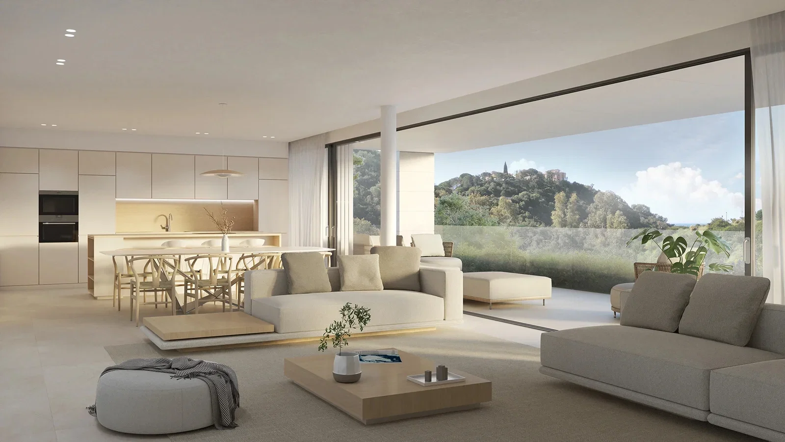 Sophisticated ground floor apartment with private garden in Elviria, Marbella East. Sophisticated ground floor apartment with private garden in Elviria, Marbella East.