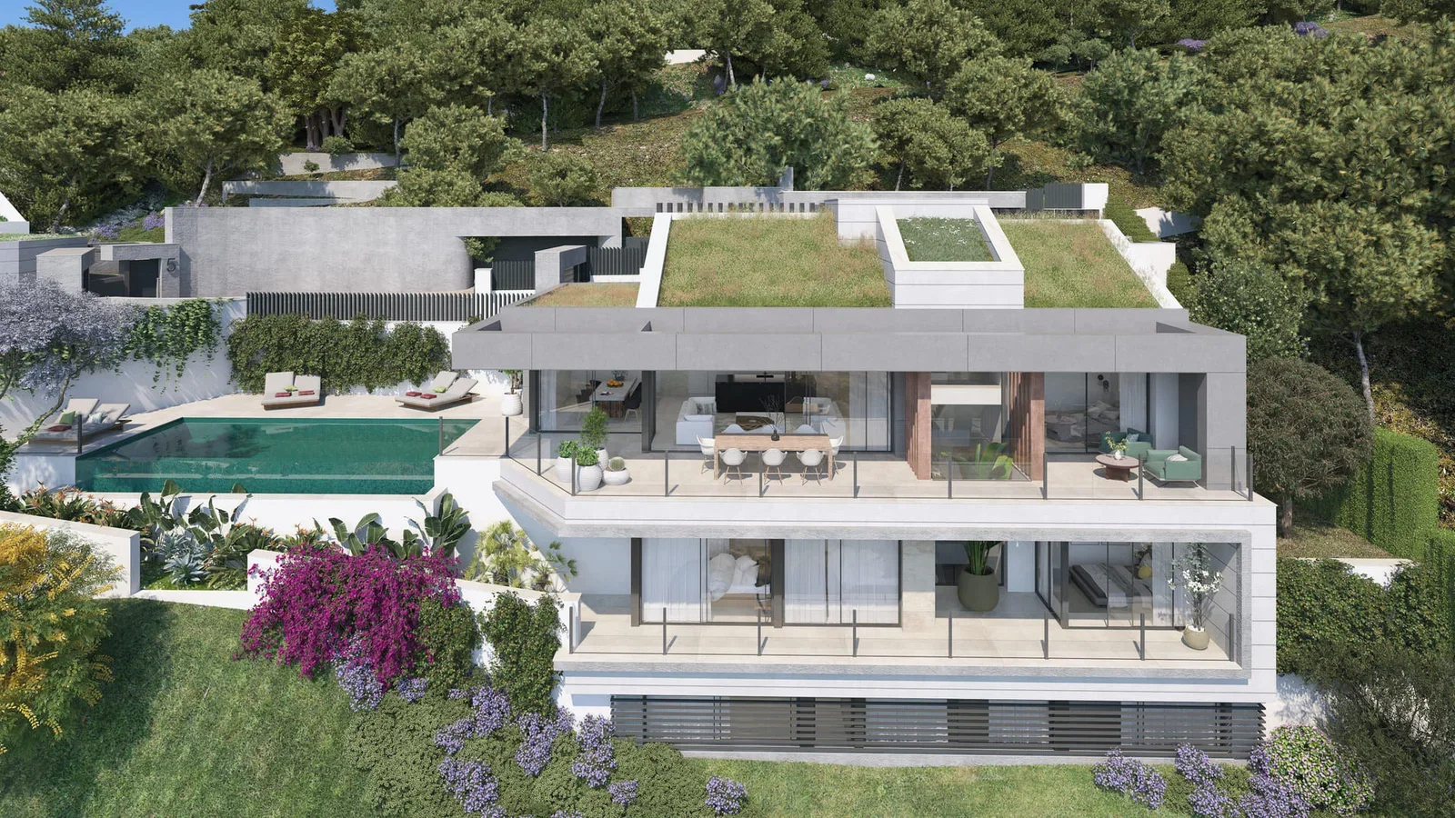 Sophisticated villa in the exclusive area of Pinares de San Antón, Málaga Sophisticated villa in the exclusive area of Pinares de San Antón, Málaga