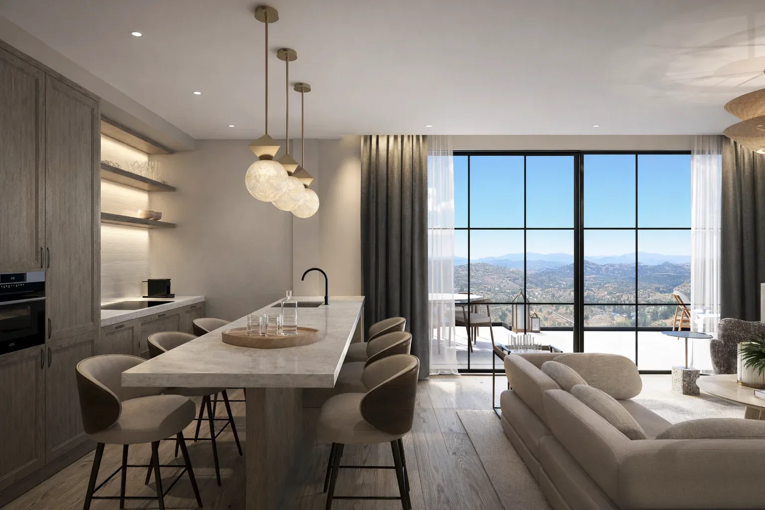 Exclusive Eichholtz Ground Floor Apartment with Private Pool in Luna Nova, Guaro Exclusive Eichholtz Ground Floor Apartment with Private Pool in Luna Nova, Guaro